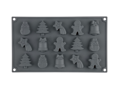 Stampo natalizio in silicone per dolci