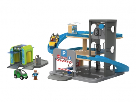 Set parcheggio multipiano o set aeroporto