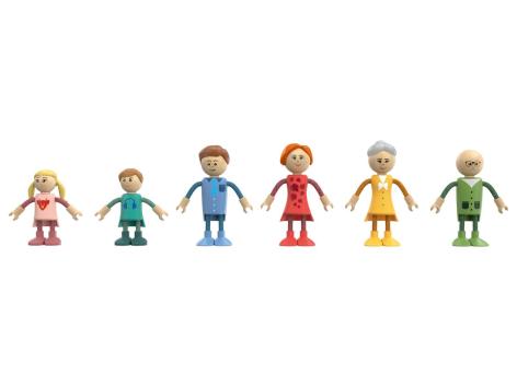 Set mobili in miniatura o set personaggi per casa bambole