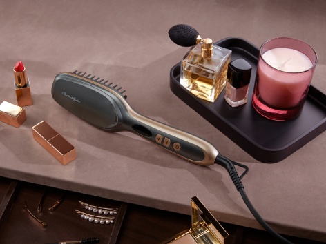 Spazzola elettrica lisciante