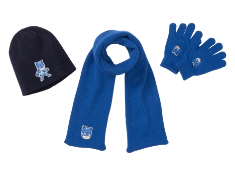 Set berretto, guanti e sciarpa per bambini