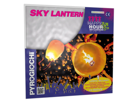 Lanterna volante bianca, 1 pezzo