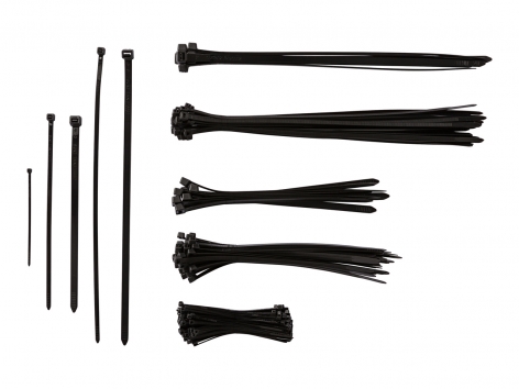 Fascette fermacavo nere, bianche o fluorescenti