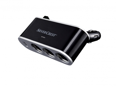 Adattatore triplo o caricabatterie USB  per auto