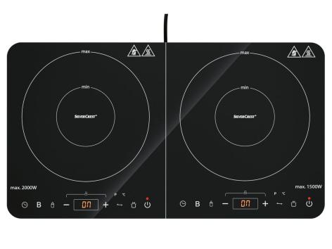 Doppia piastra ad induzione