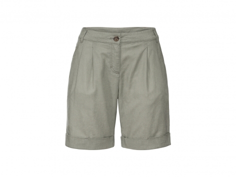 Shorts in lino da donna