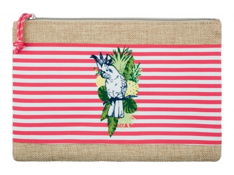 Astuccio portatrucchi e fascia per capelli