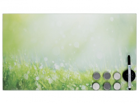 Lavagna magnetica in vetro