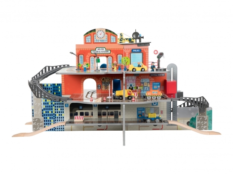 Set stazione XXL in legno