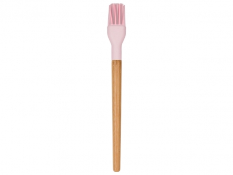 Utensile da cucina in silicone e bambù