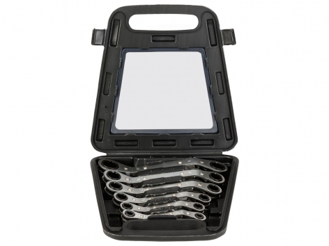 Set chiavi ad anello con cricchetto