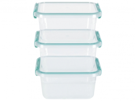 Set contenitori salvafreschezza con chiusura ermetica