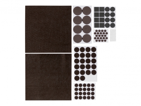 Set feltrini / protezioni adesive / cunei fermaporta