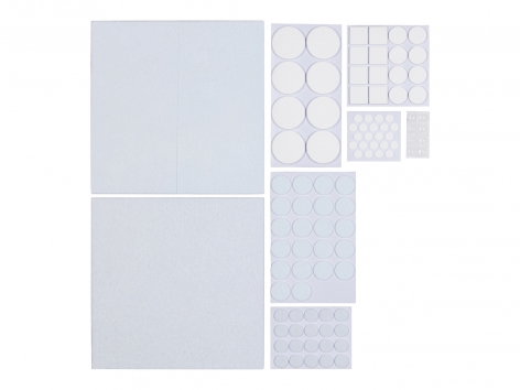 Set feltrini / protezioni adesive / cunei fermaporta