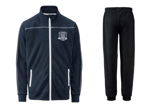 Tuta in pile da uomo