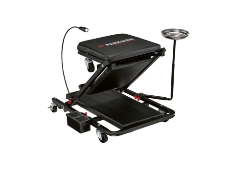 Sgabello/carrello per lavori di montaggio 2 in 1