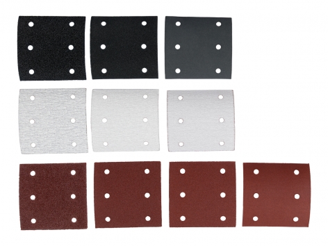 Carta abrasiva per smerigliatrice orbitale a delta