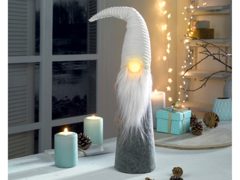 Folletto natalizio con LED
