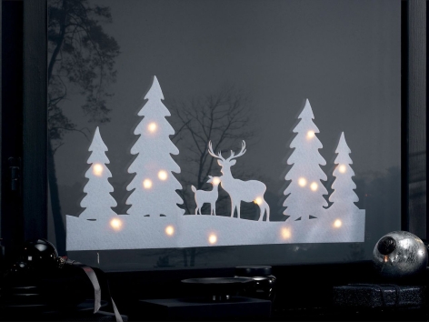 Decorazione per finestre con LED