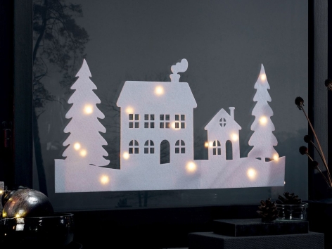 Decorazione per finestre con LED