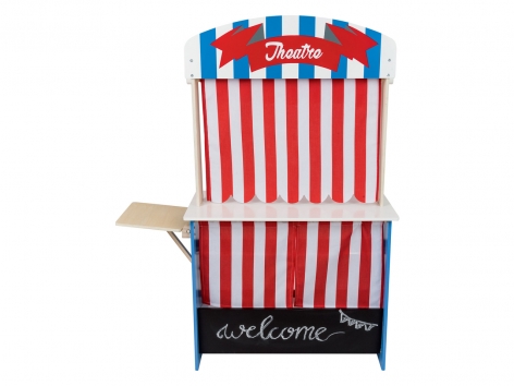 Bancarella o negozio teatro in legno