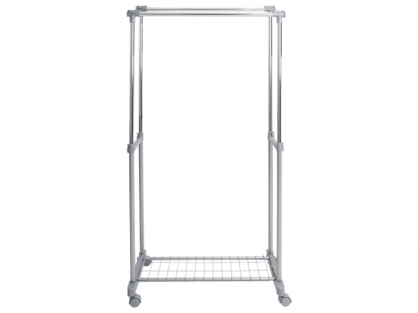 Stender appendiabiti doppio a rotelle
