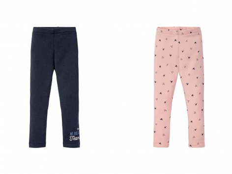 Leggings termici da bambina