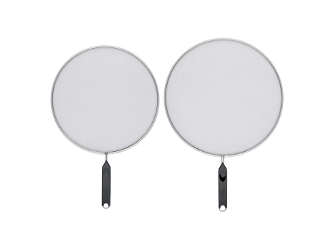 Paraspruzzi 2 pezzi, cestello per cottura a vapore o imbuto