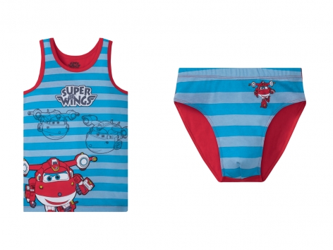 Coordinato intimo da bambino "Marvel, Super Wings, Paw Patrol"