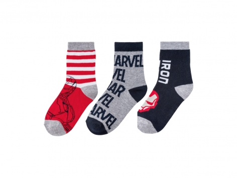 Calze da bambino "Marvel, Super Wings, Paw Patrol"