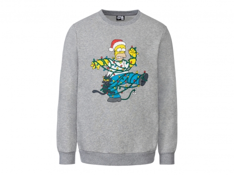 Felpa da uomo "Simpsons, Star Wars"