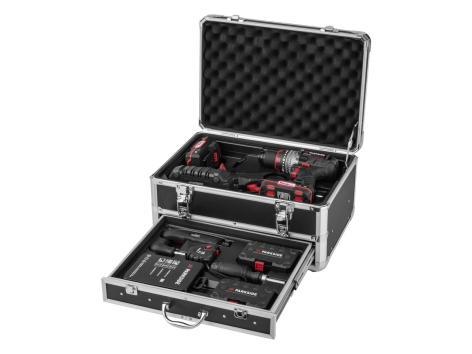 Set trapano a percussione ricaricabile