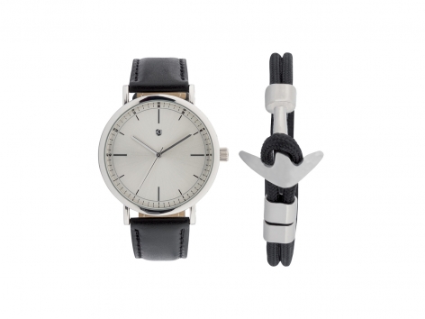 Set orologio e braccialetto da uomo