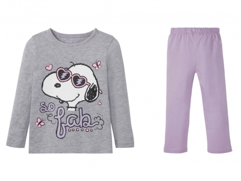 Pigiama da bambina "Minnie, Paw Patrol, Snoopy"