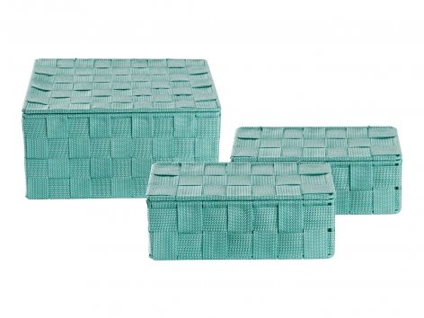 Box portaoggetti con coperchio