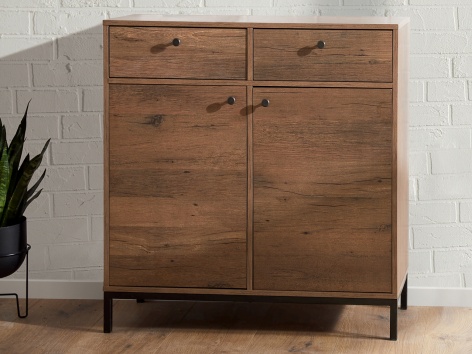 Mobile con 2 ante e 2 cassetti