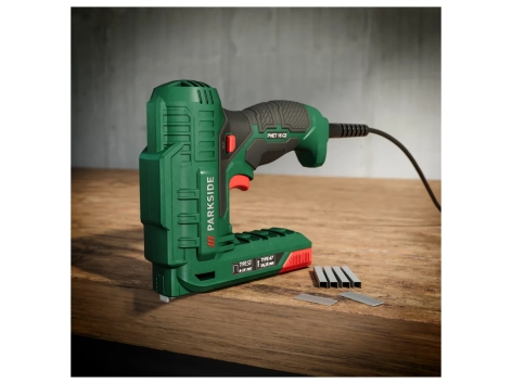 Pistola sparapunti e sparachiodi elettrica