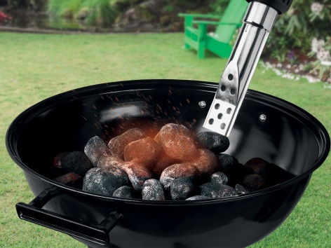 Pistola termica a braccio lungo o bruciatore diserbante