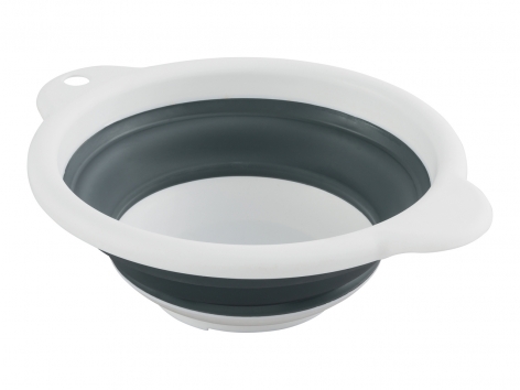 Tagliere con setaccio, scolapiatti pieghevole o set ciotola e scolapasta pieghevoli