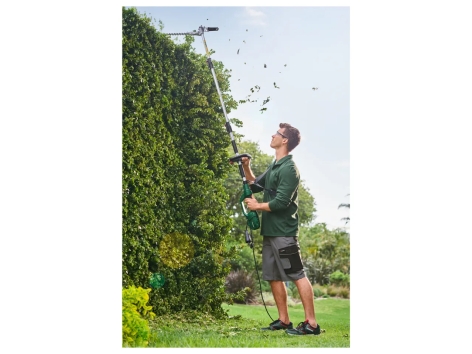 Tagliasiepi elettrico a braccio lungo