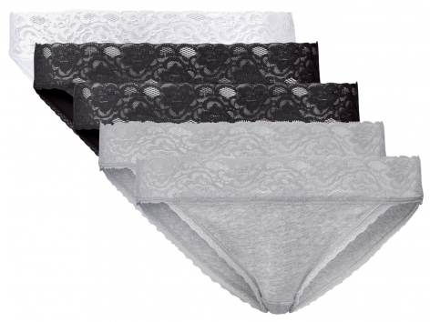 Minislip con pizzo da donna