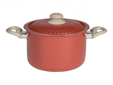 Pentola con coperchio