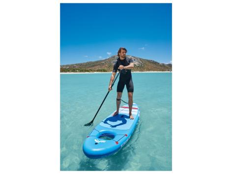 Tavola SUP Gonfiabile Tavola Stand Up Paddle Tavola da Surf Premium con Sedile Kayak, Supporto per Telecamera, Doppia Paddle e Set Completo di Accessori, 330x76x15cm, Fino a 150kg, Multicolore