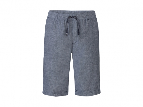 Bermuda in lino da uomo