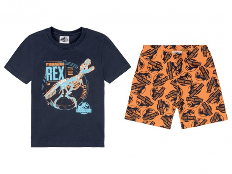 Pigiama corto da bambino "Spiderman, Sam il pompiere, Jurassic World"