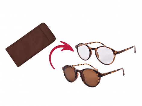 Occhiali da lettura con clip magnetico