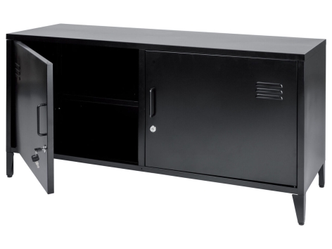 Mobiletto in metallo con 2 ante