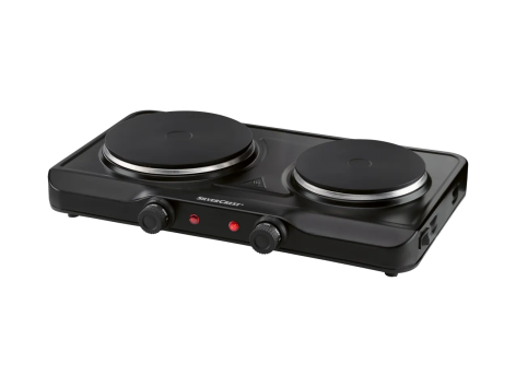 Ardes ARFOEL02 HOBINOX DUO Fornello Elettrico Doppio In Acciaio