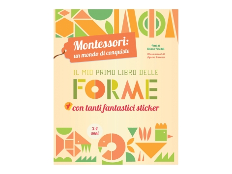 Album da colorare con sticker per bambini Montessori