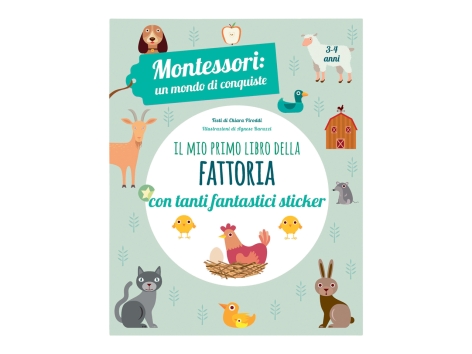 Album da colorare con sticker per bambini Montessori